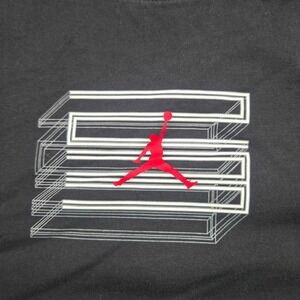 Jordan Kids XL Black Cotton Graphic T-Shirt Short Sleeve Athleisure Jumpman Tee